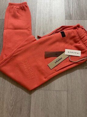 Fear Of God Essentials Coral SS22 Cuffed Sweatpants